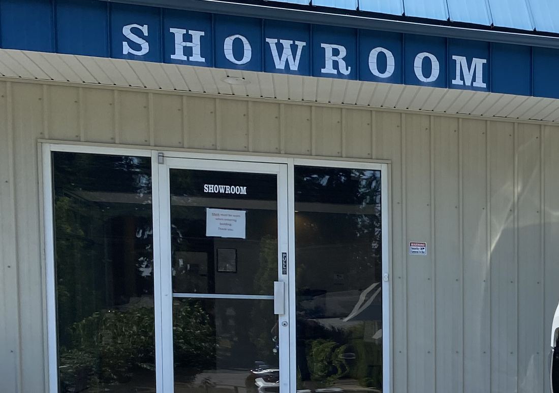 Specialty Door Service showroom entrance in Mountlake Terrace